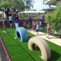 Artificial Grass Installation Lake Forest, California Rooftop, Commercial Landscape