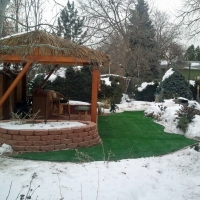 Artificial Grass Laguna Beach, California Paver Patio, Backyard Design