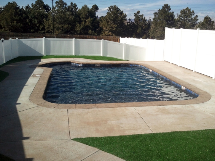 Artificial Grass Installation Mexican Colony, California Landscape Rock, Backyard Design