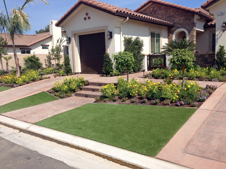 Artificial Grass Installation North Glendale, California Landscape Ideas, Front Yard