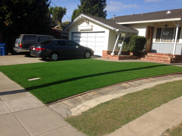 Artificial Turf Installation West Carson, California Lawn And Garden, Front Yard Design