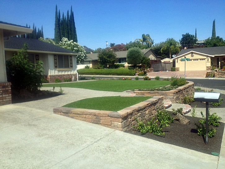 Fake Turf Long Beach, California Landscape Rock, Small Front Yard Landscaping