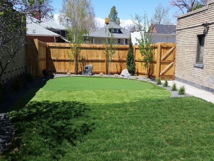 Grass Installation East Los Angeles, California Putting Green Flags, Backyard Designs