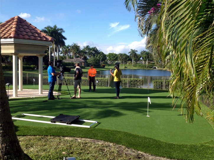 Green Lawn Montecito, California Putting Green Flags, Backyard Design