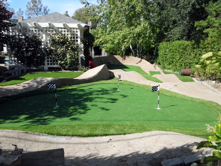 Installing Artificial Grass Santa Susana, California Putting Green Carpet, Small Backyard Ideas